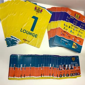 Cardápios e placas de PVC